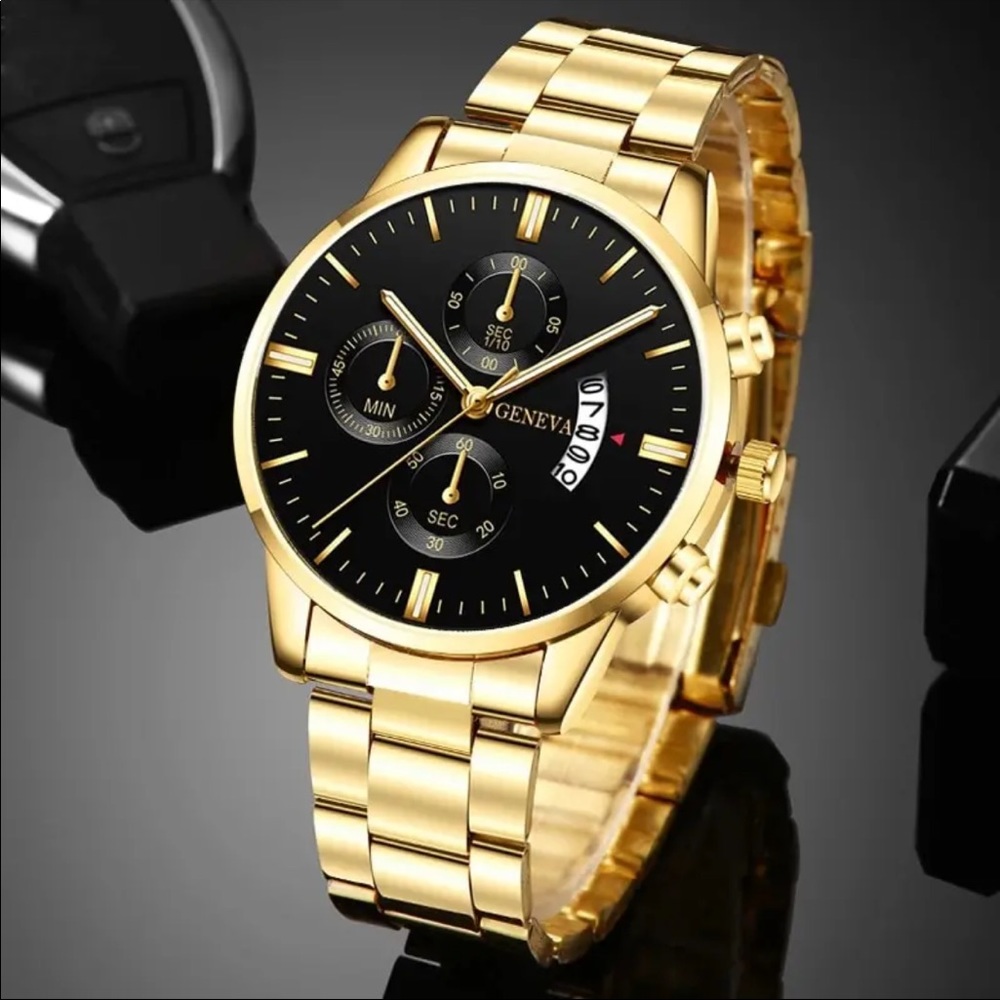 Stainless Steel Watch Luxury Quartz Wrist Watch